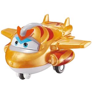 Avión de Juguete Transformable en Robot Golden Boy Alpha Group Super Wings